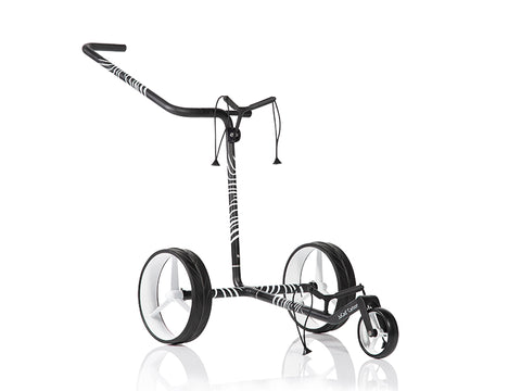 JUCAD - Chariot manuel Carbon Shine 2 roues noir brillant